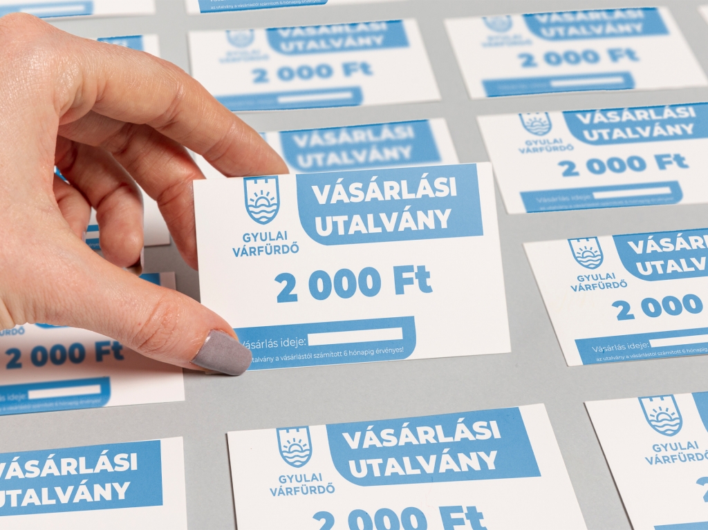 Vásárlási utalvány 2000 Ft - 2 000,- Ft